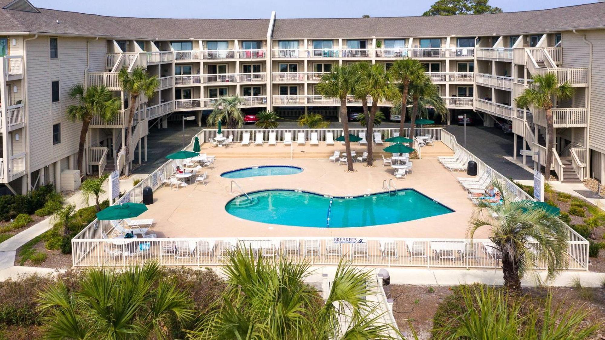 The Breakers #220 Beach Condo, Beautiful Ocean View At Coligny Beach, 4 N Forest Beach Drive Hilton Head, Walk To All Shops Restaurants, Renovated Jan 2024, Vacation Rental Hhi Llc Хилтон-Хед-Айленд Экстерьер фото